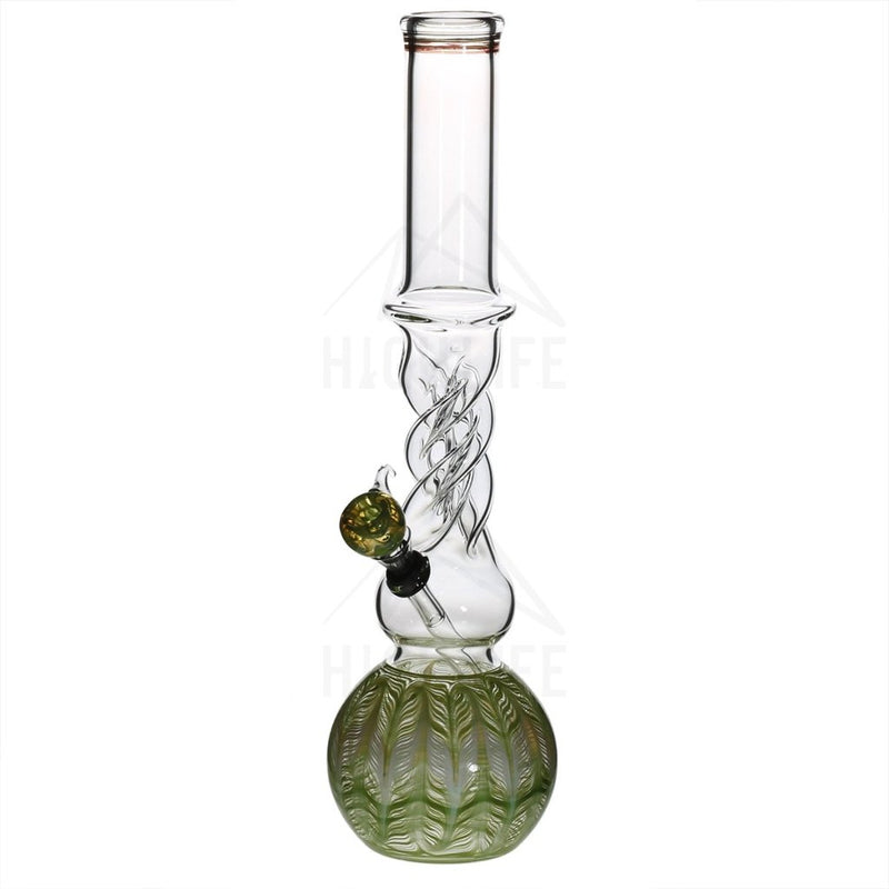 16 Twist Bong With A Slide Green Bongs & Waterpipes