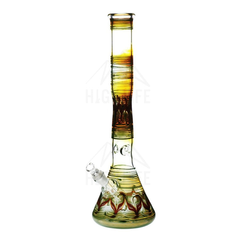 18 Beaker Bong Green Bongs & Waterpipes