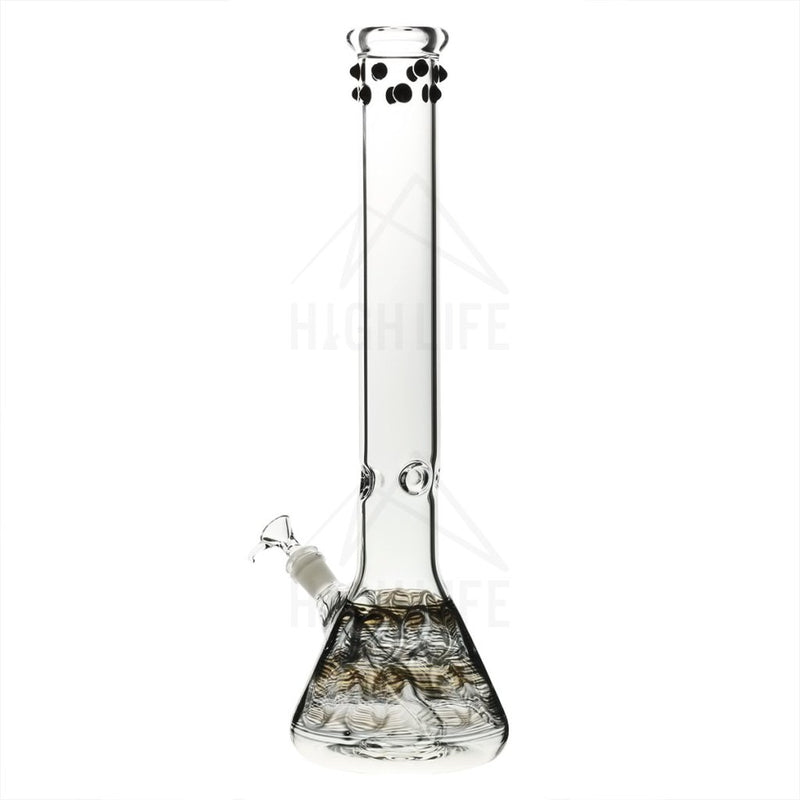 18 Beaker Bong With Marbles Black Bongs & Waterpipes