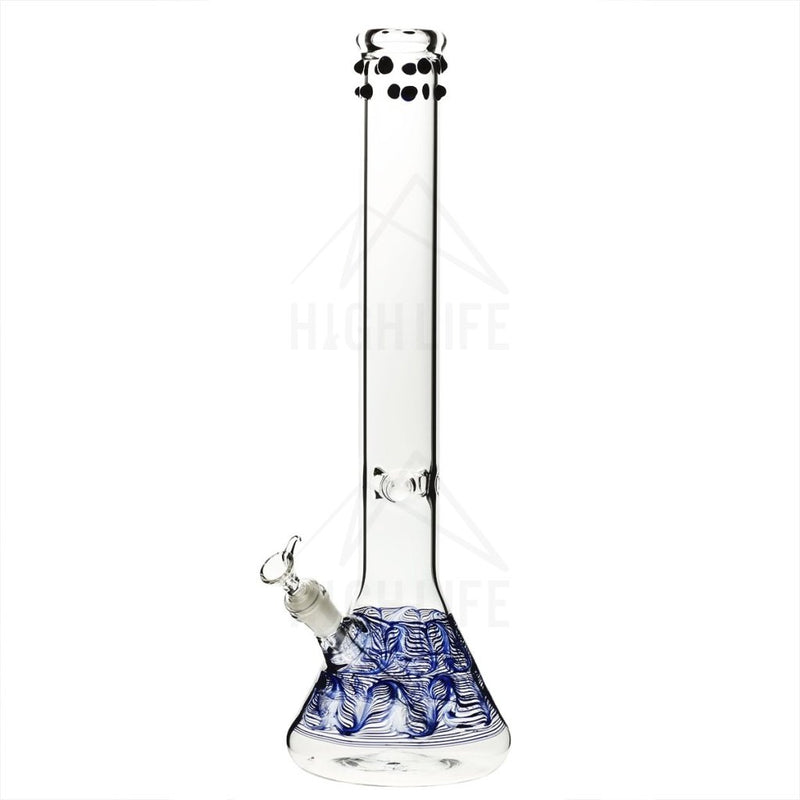 18 Beaker Bong With Marbles Blue Bongs & Waterpipes