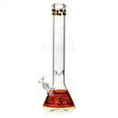 18 Beaker Bong With Marbles Red Bongs & Waterpipes