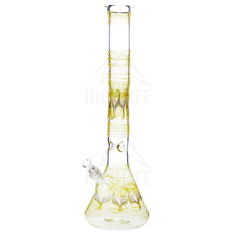 18 Beaker Bong Yellow Bongs & Waterpipes