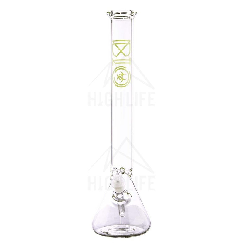 18 Bio 50Mm Beaker Green Bongs & Waterpipes