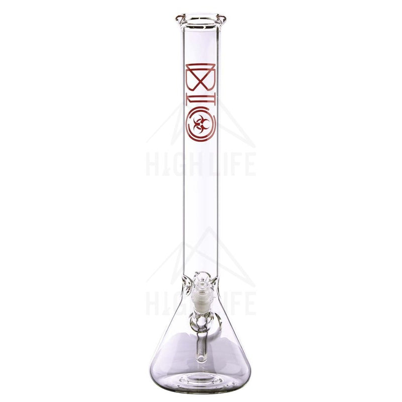 18 Bio 50Mm Beaker Red Bongs & Waterpipes