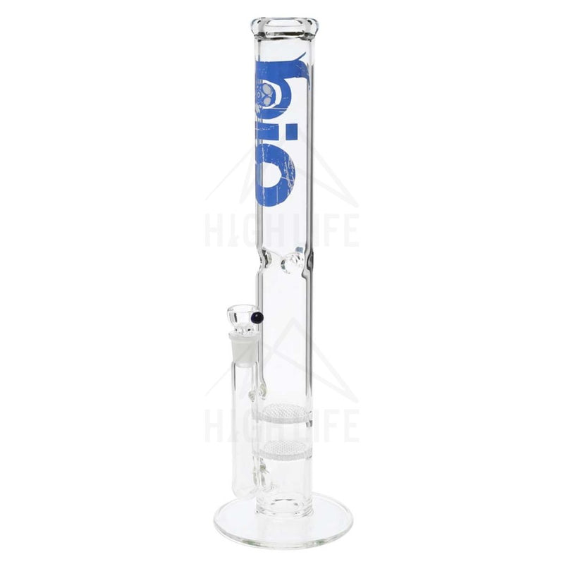 18 Bio Double Honeycomb Bong Blue Bongs & Waterpipes