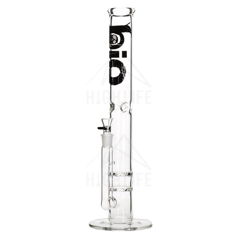 18 Bio Double Hurricane Bong Black Bongs & Waterpipes