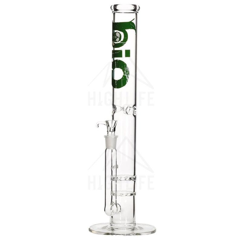 18 Bio Double Hurricane Bong Green Bongs & Waterpipes