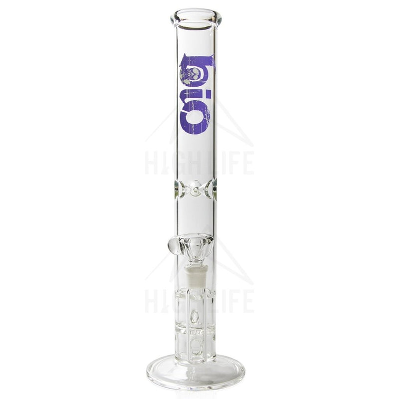 18 Bio Double Hurricane Bong Purple Bongs & Waterpipes