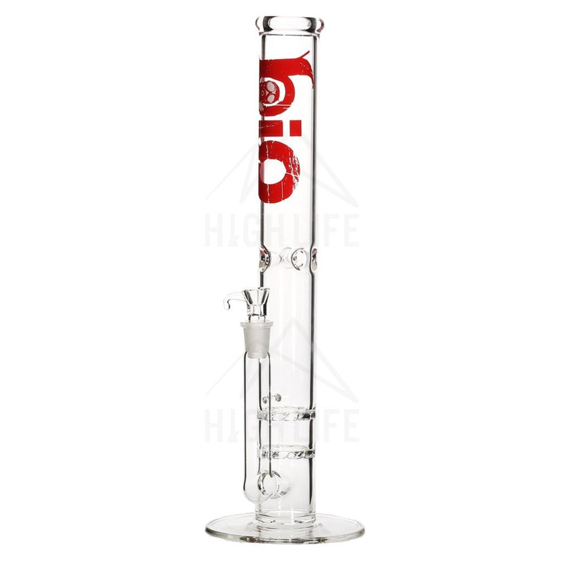 18 Bio Double Hurricane Bong Red Bongs & Waterpipes