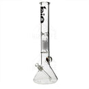 18 Bio Single Tree Beaker Bong With Marble Black Bongs & Waterpipes