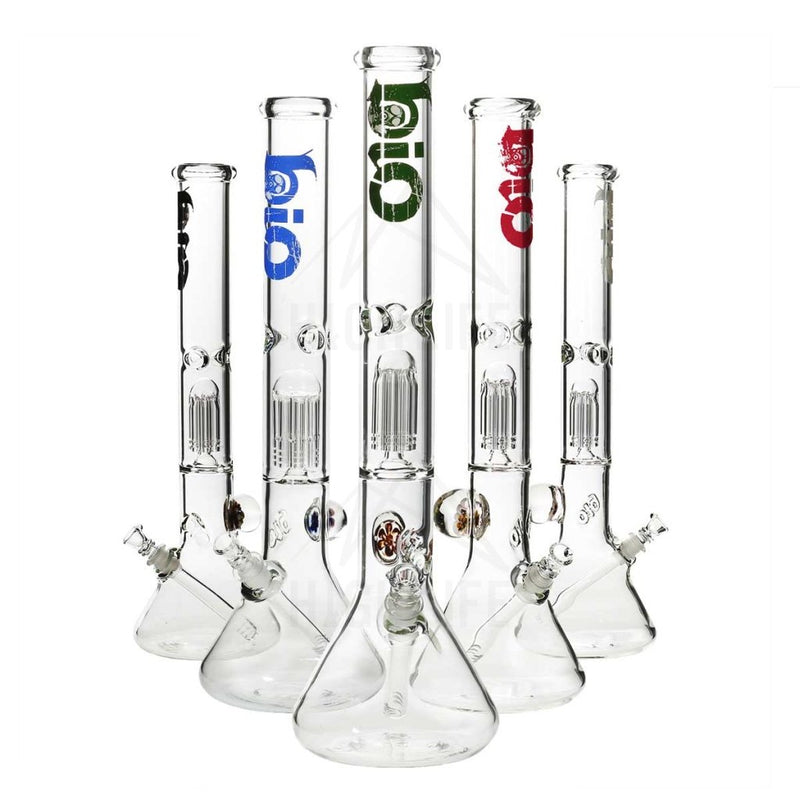 18 Bio Single Tree Beaker Bong With Marble Bongs & Waterpipes