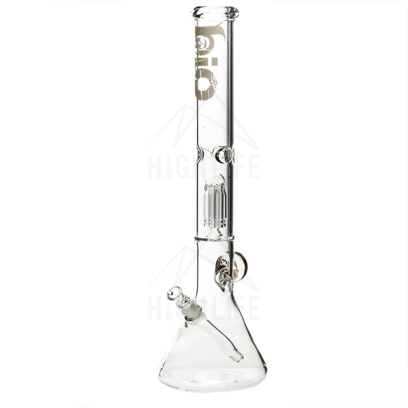 18 Bio Single Tree Beaker Bong With Marble White Bongs & Waterpipes