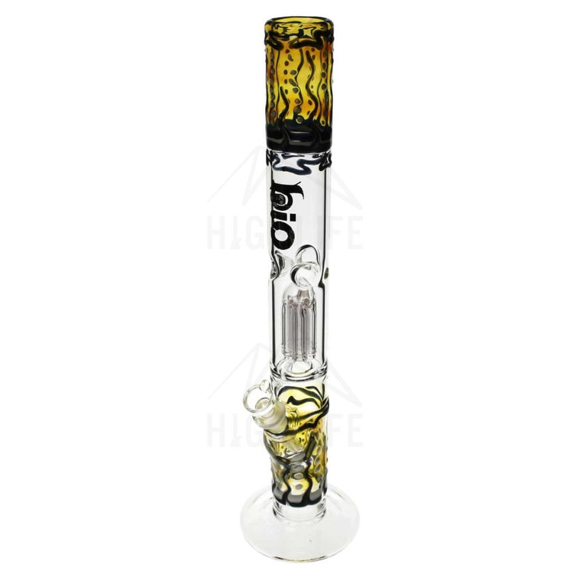 18 Bio Single Tree Straight Design Black Bongs & Waterpipes