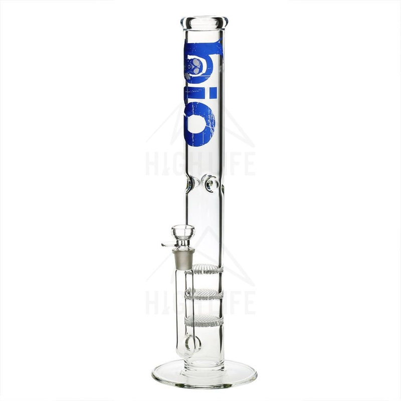 18 Bio Triple Honeycomb Bong Blue Bongs & Waterpipes