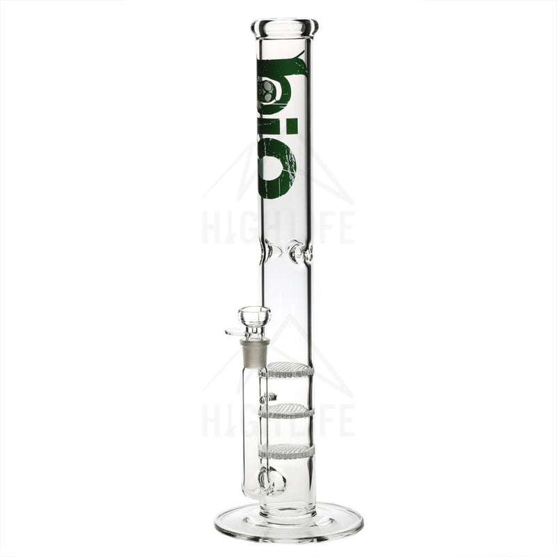 18 Bio Triple Honeycomb Bong Green Bongs & Waterpipes