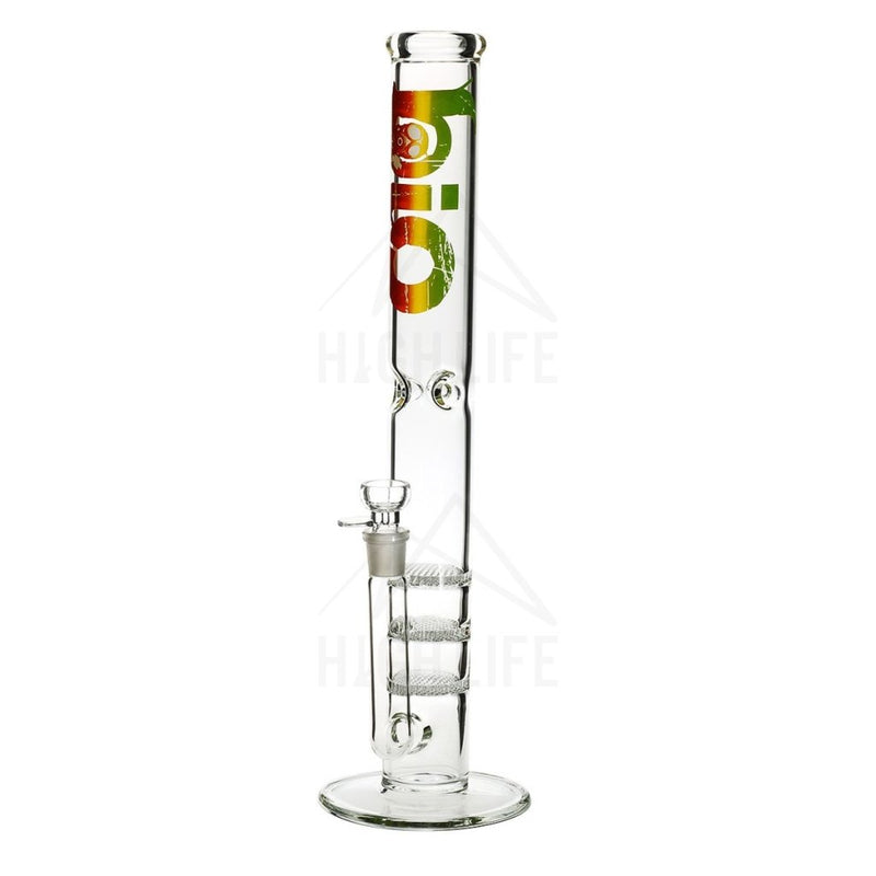 18 Bio Triple Honeycomb Bong Rasta Bongs & Waterpipes