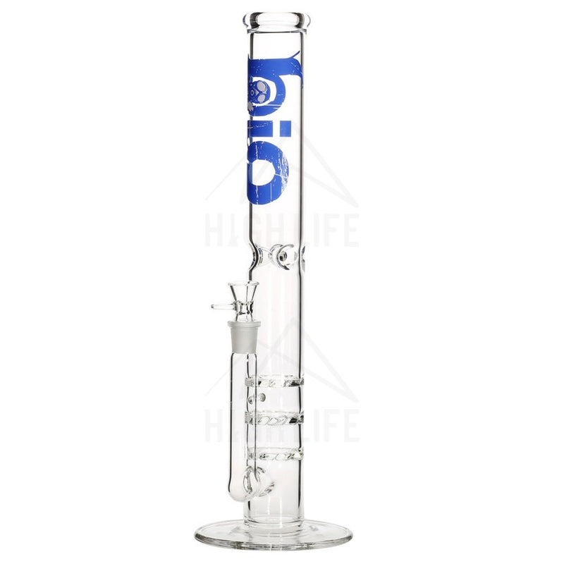 18 Bio Triple Hurricane Bong Blue Bongs & Waterpipes