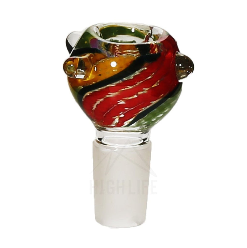 19Mm Full Rasta Swirl Marbles Bowl Accessories