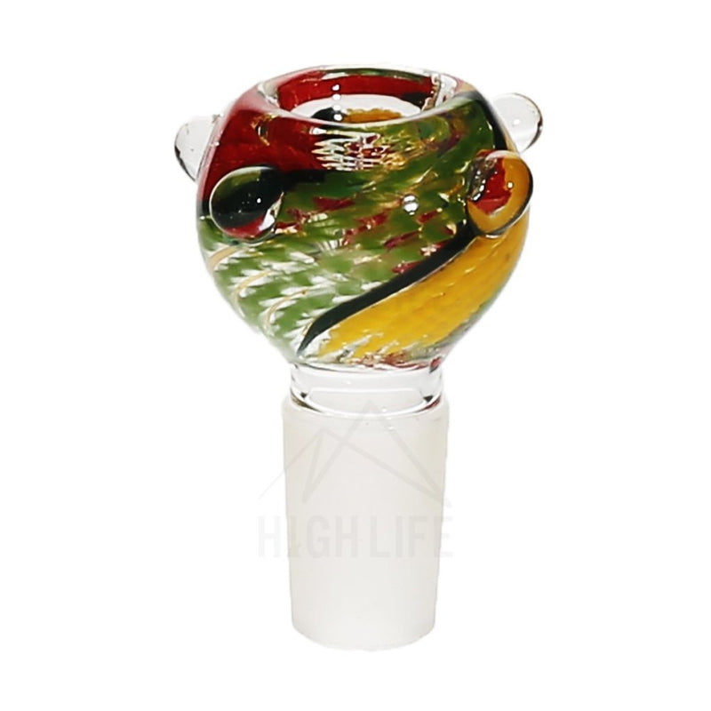 19Mm Full Rasta Swirl Marbles Bowl Accessories