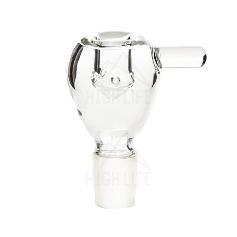 19Mm Hash Bowl With Handle - Clear Accessories