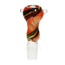 19Mm Hourglass Rasta Swirl Stripe White Lattacino Bowl Accessories