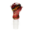 19Mm Hourglass Rasta Swirl Stripe White Lattacino Bowl Accessories