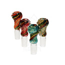 19Mm Hourglass Rasta Swirl Stripe White Lattacino Bowl Accessories