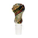 19Mm Hourglass Rasta Swirl Stripe White Lattacino Bowl Accessories