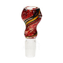 19Mm Hourglass Rasta Swirl Stripe White Lattacino Bowl Accessories