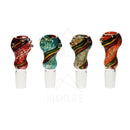 19Mm Hourglass Rasta Swirl Stripe White Lattacino Bowl Accessories