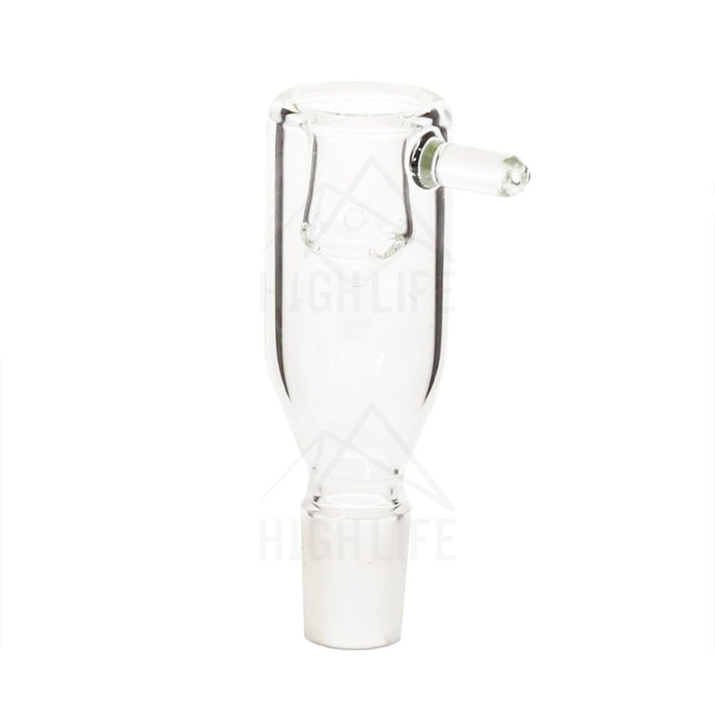 19Mm Tall Hash Bowl With Handle - Clear Accessories