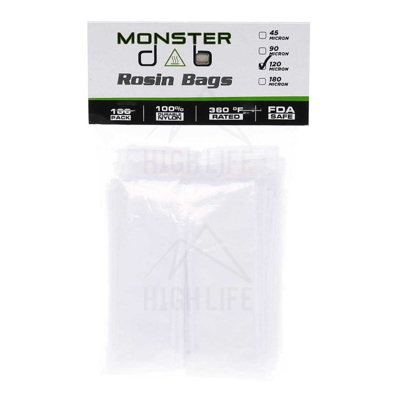 2 X 10 120 Micron Monster Dab Rosin Bag - 100 Units Extraction