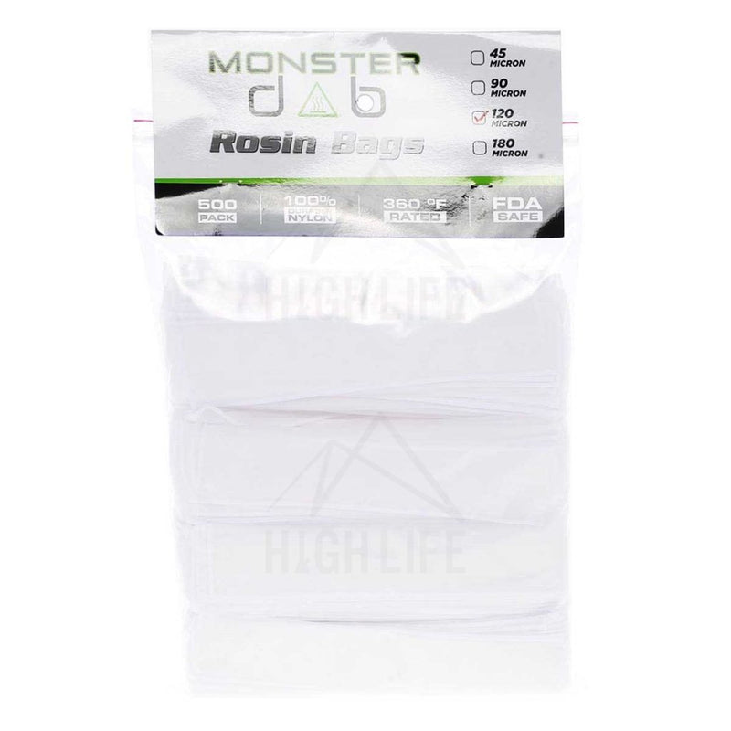 2 X 10 120 Micron Monster Dab Rosin Bag - 500 Units Extraction