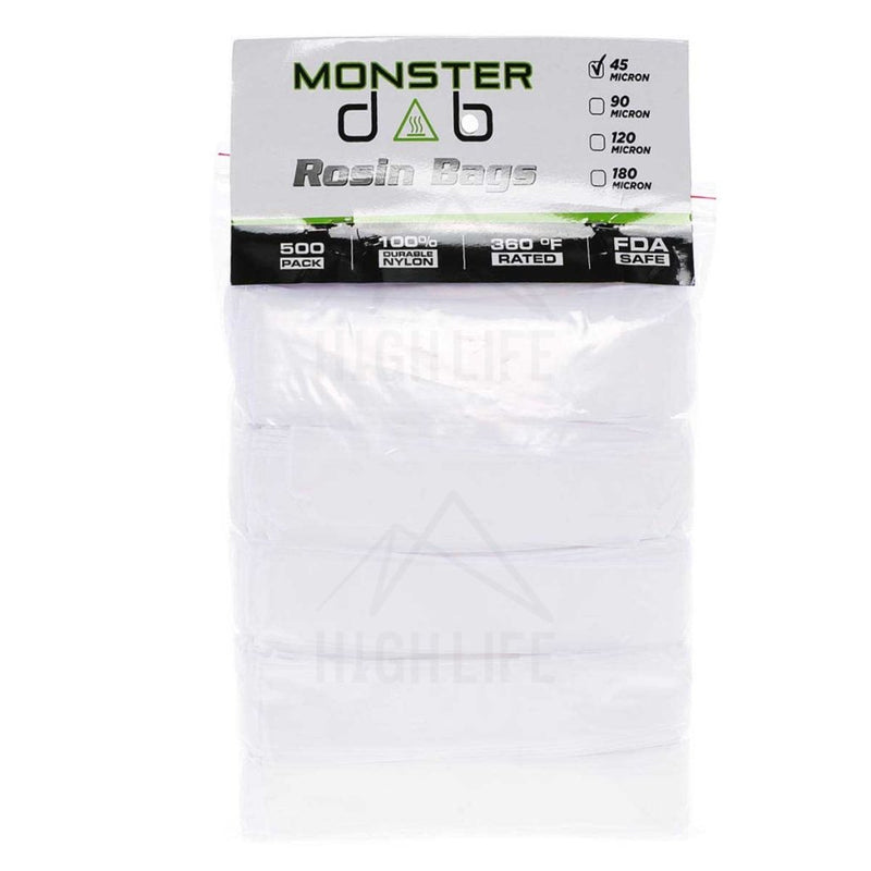 2 X 10 45 Micron Monster Dab Rosin Bag - 500 Units Extraction