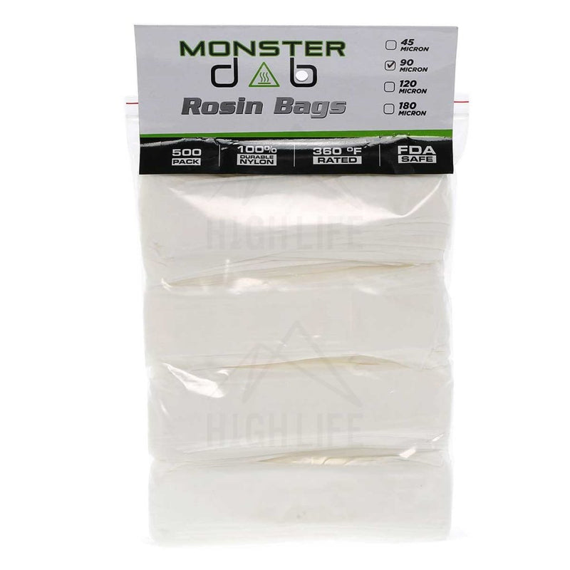 2 X 10 90 Micron Monster Dab Rosin Bag - 500 Units Extraction