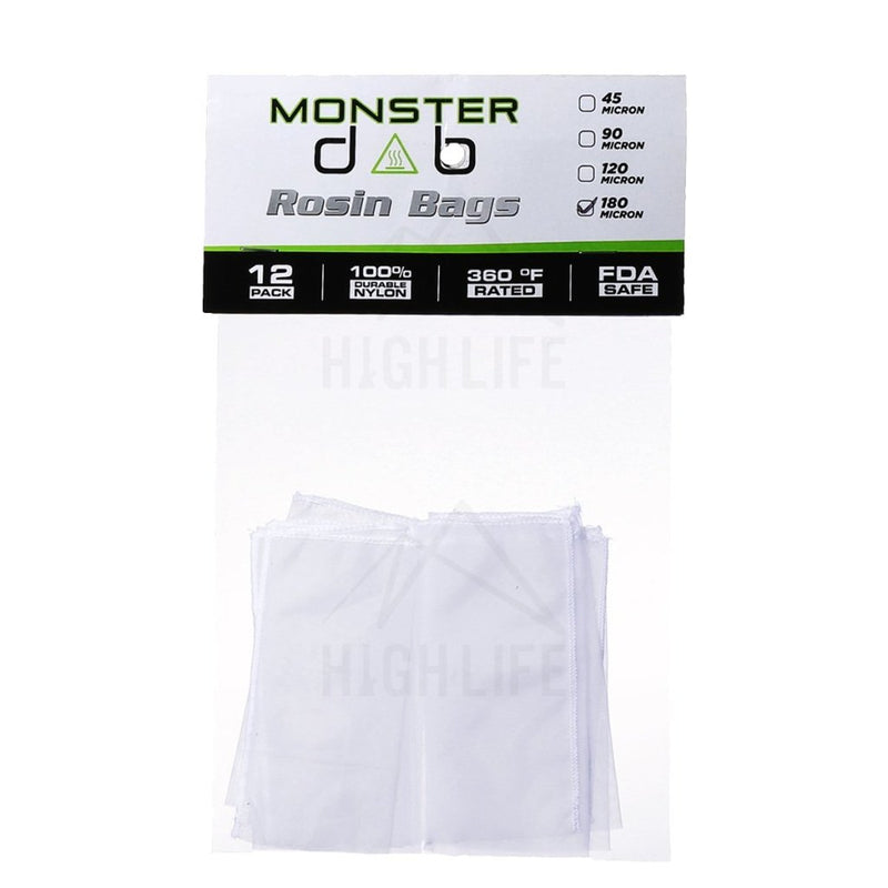 2 X 4 180 Micron Monster Dab Rosin Bag - 12 Units Extraction