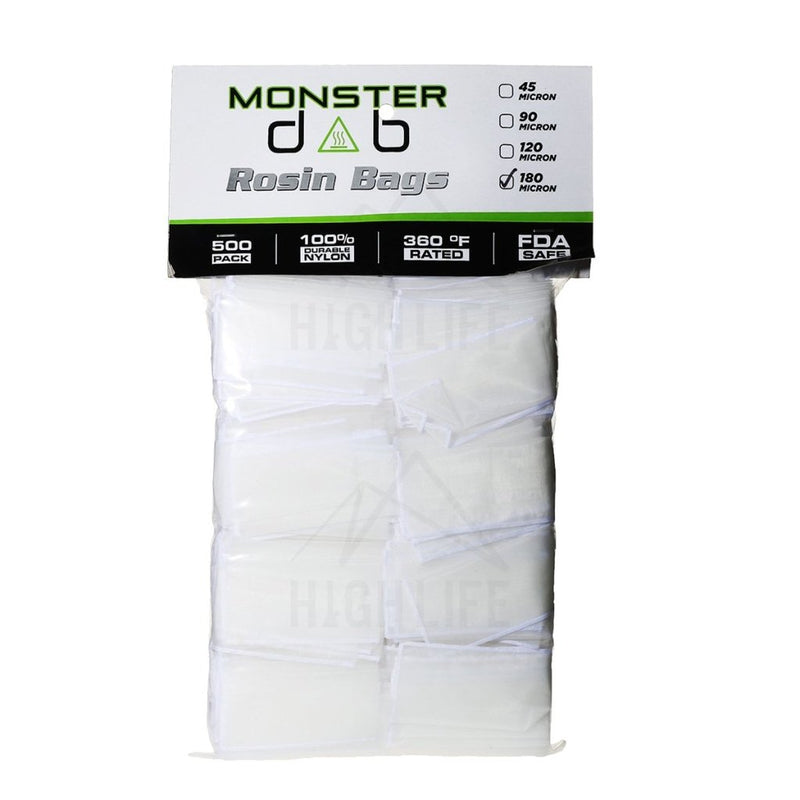 2 X 4 180 Micron Monster Dab Rosin Bag - 500 Units Extraction