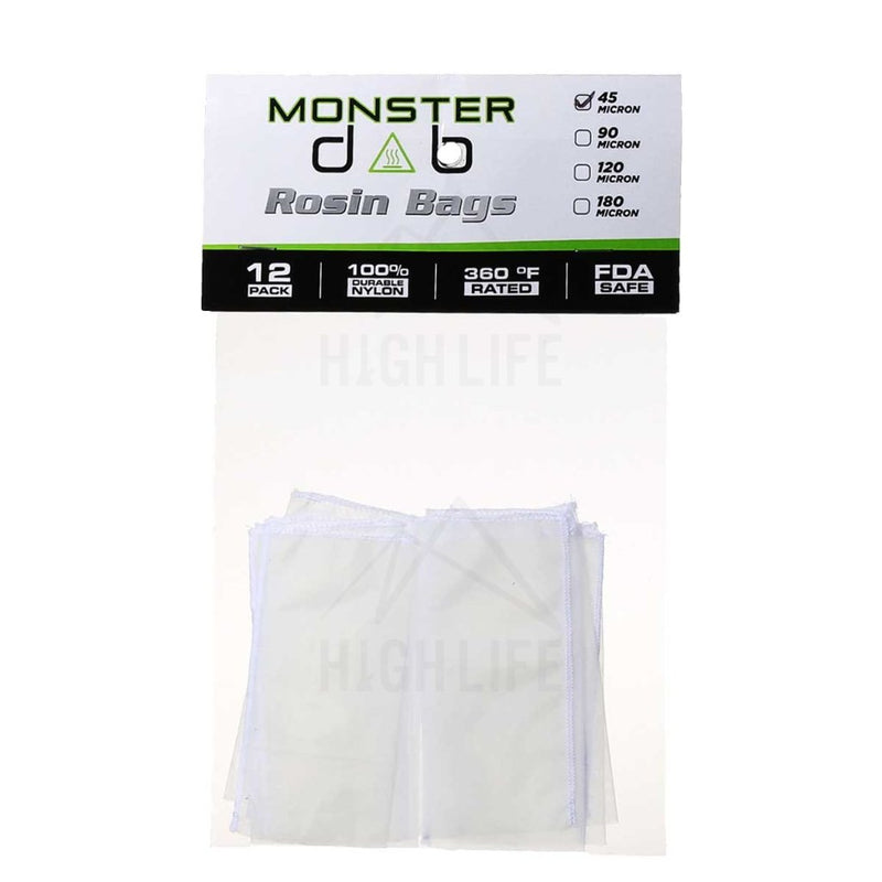 2 X 4 45 Micron Monster Dab Rosin Bag - 12 Units Extraction