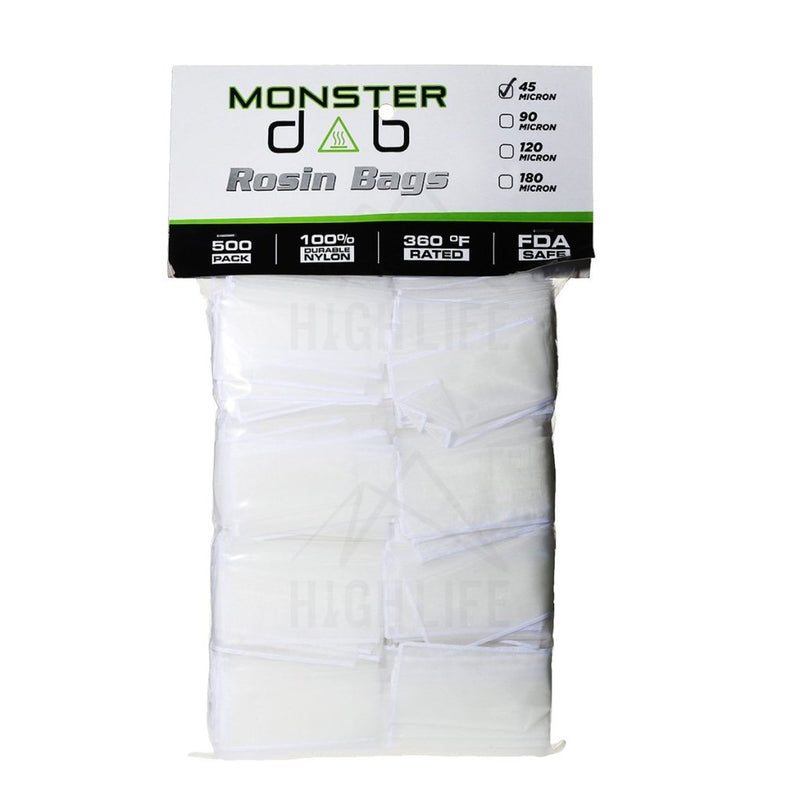 2 X 4 45 Micron Monster Dab Rosin Bag - 500 Units Extraction