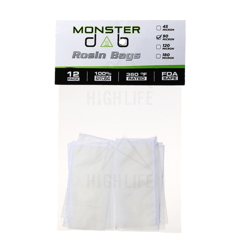 2 X 4 90 Micron Monster Dab Rosin Bag - 12 Units Extraction