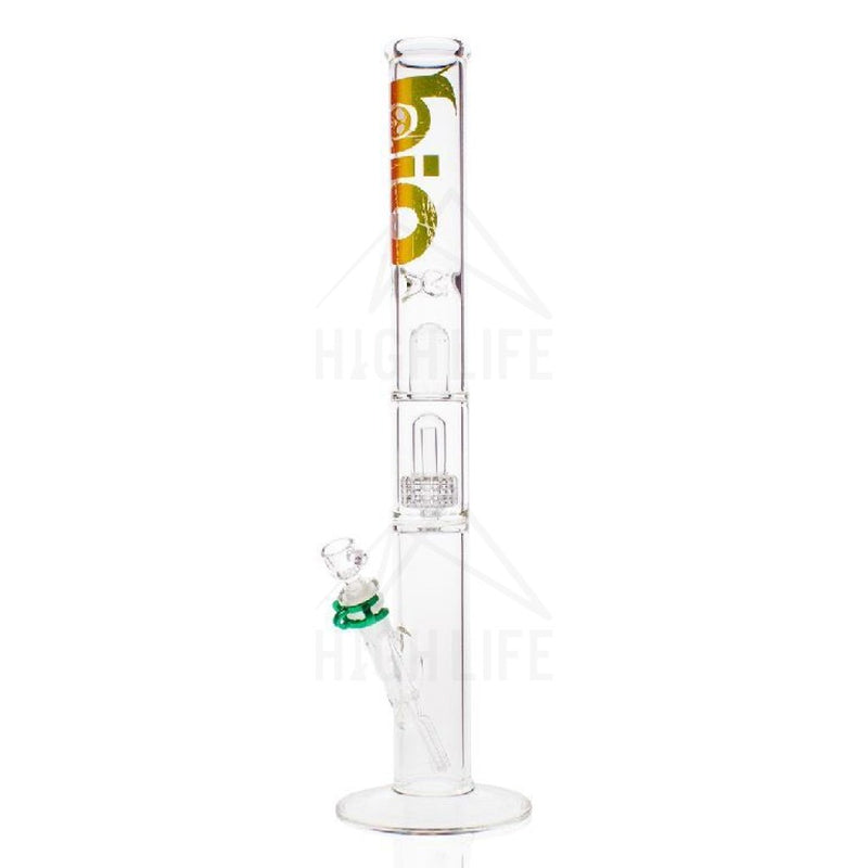 20 Bio Single Grid Dome Straight Bong Rasta Bongs & Waterpipes