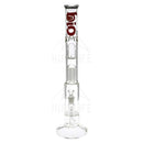 20 Bio Single Tree / Honeycomb Bong - Clear With Decal Bongs & Waterpipes