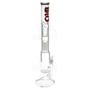 20 Bio Single Tree / Honeycomb Bong - Clear With Decal Bongs & Waterpipes