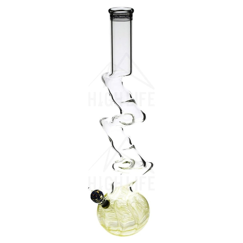 20 Five Elbow Bong With A Slide Yellow Bongs & Waterpipes