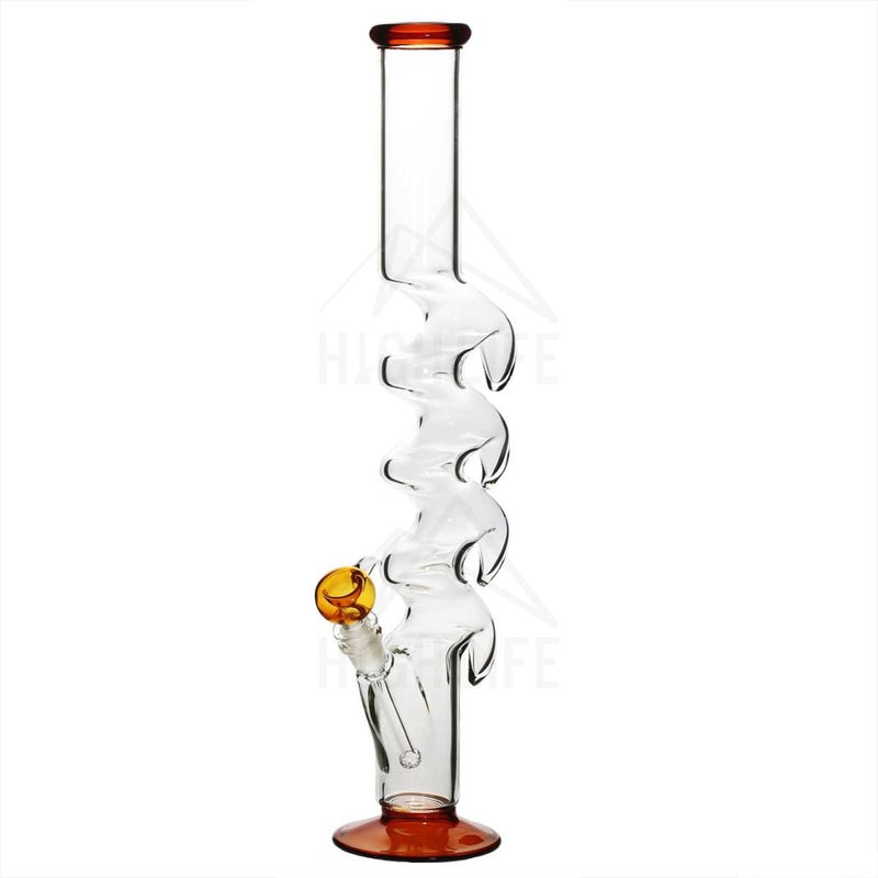 20 Quad Hook Bong Amber Straight Tubes