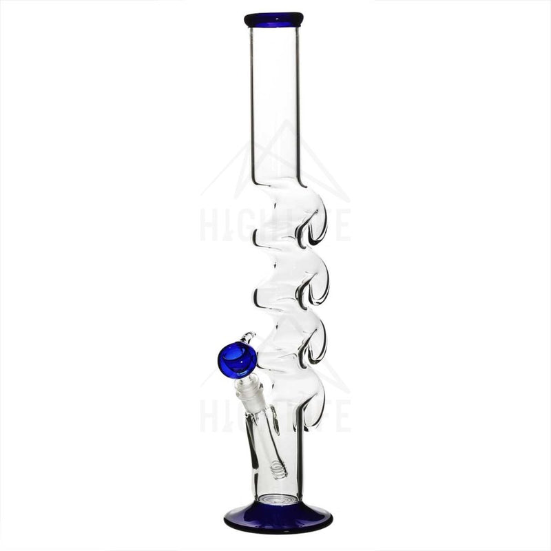 20 Quad Hook Bong Blue Straight Tubes