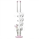20 Quad Hook Bong Pink Straight Tubes