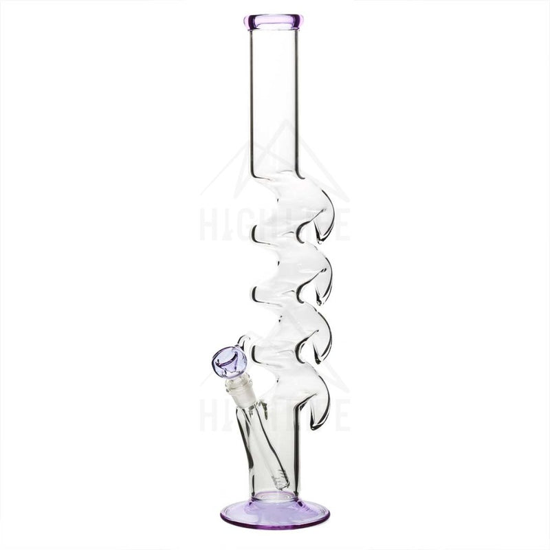 20 Quad Hook Bong Purple Straight Tubes