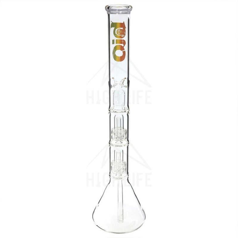 22 Bio Criss-Cross Showerhead Waterpipe - Rasta Bongs & Waterpipes