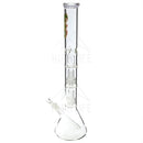 22 Bio Criss-Cross Showerhead Waterpipe - Rasta Bongs & Waterpipes
